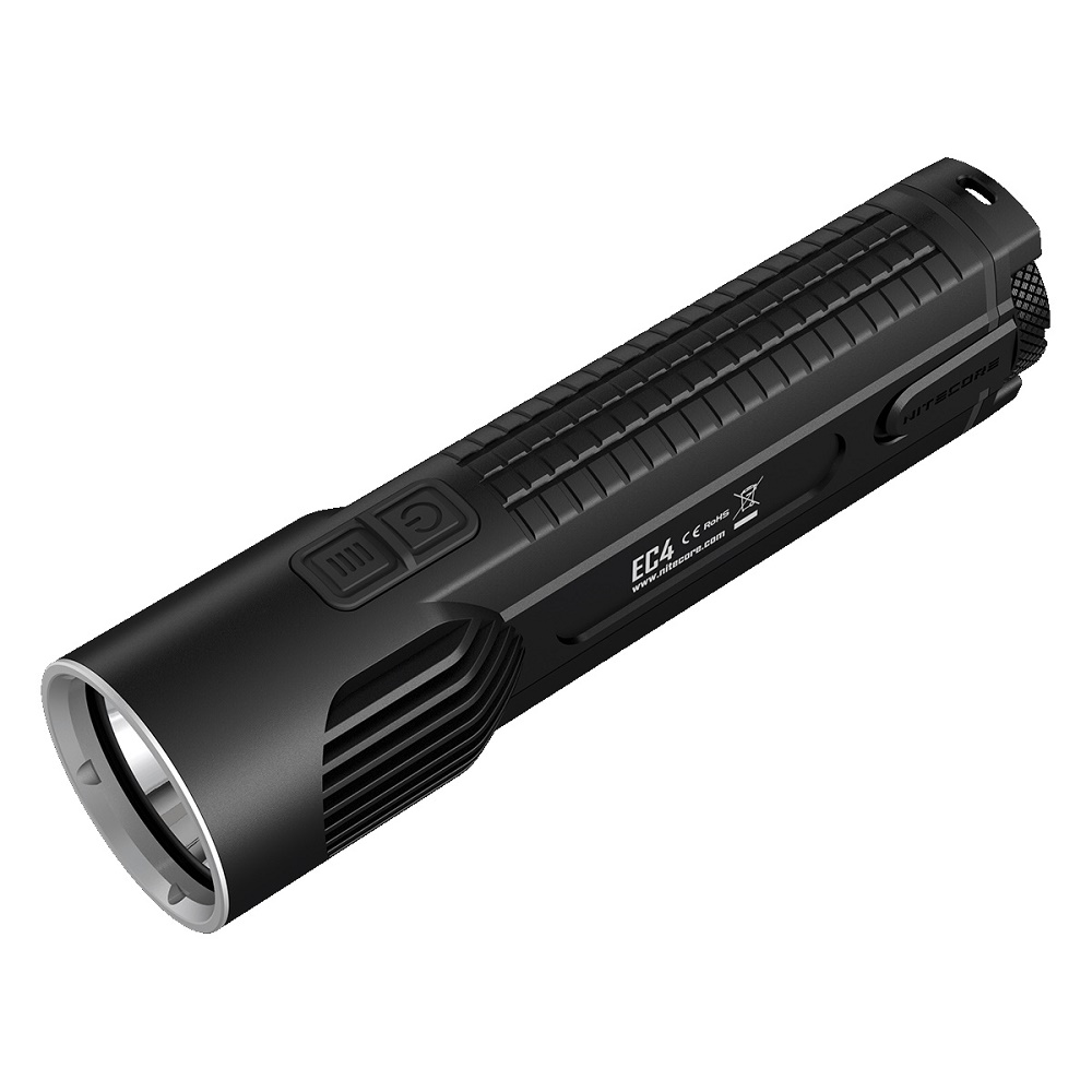 NITECORE EC4 Senter LED CREE XM-L2 U2 1000 Lumens - Black