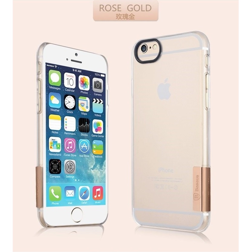 ... Aluminum Series Ultra-Thin Crystal Case for iPhone 6 Plus - Rose Gold