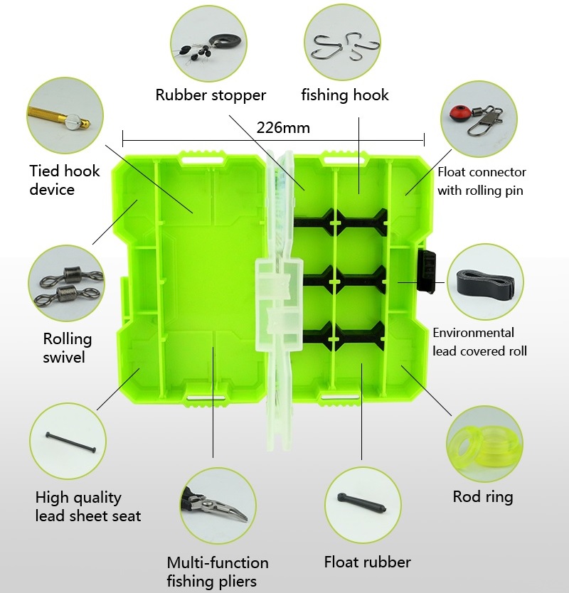 jakemy fishing accessories tool kit with storage box jm jakemy fishing accessories tool kit with storage box jm
