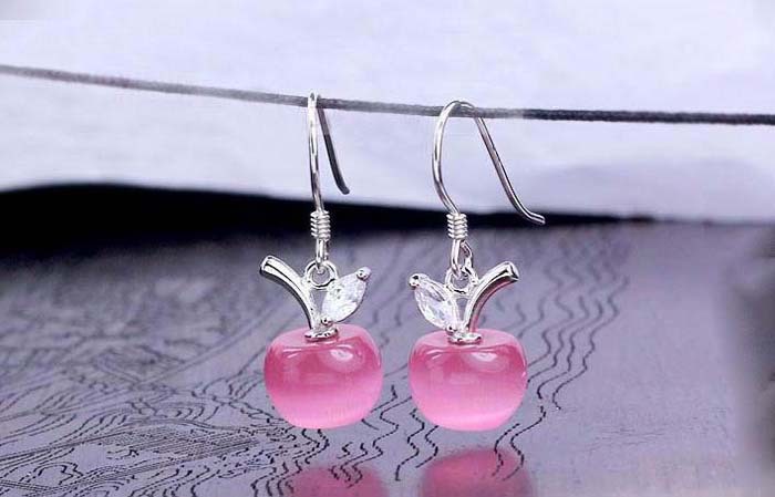 korean opal earrings 925 sterling silver anting wanita korean opal earrings 925 sterling silver anting wanita