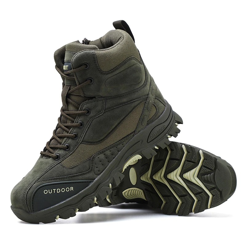 JKPUDUN Sepatu Boots Men Tactical  Military Combat Camping 