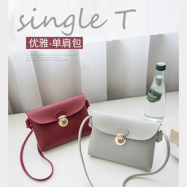  Tas  Selempang  Mini Wanita  Korean  Style Bag MZ9020 Gray 