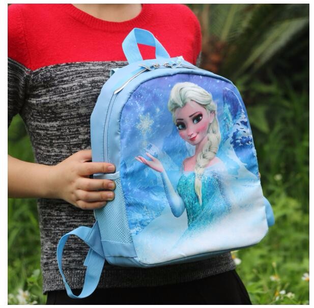  Tas  Ransel Anak  Gambar Princess Elsa  Blue 