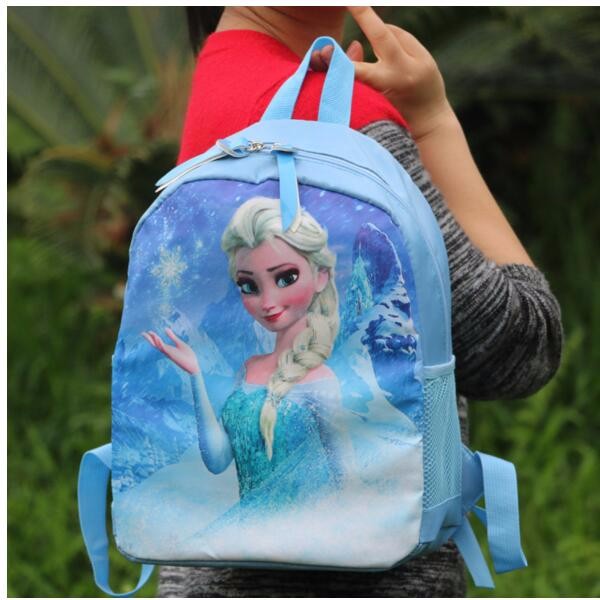  Tas  Ransel Anak  Gambar Princess  Elsa Blue 