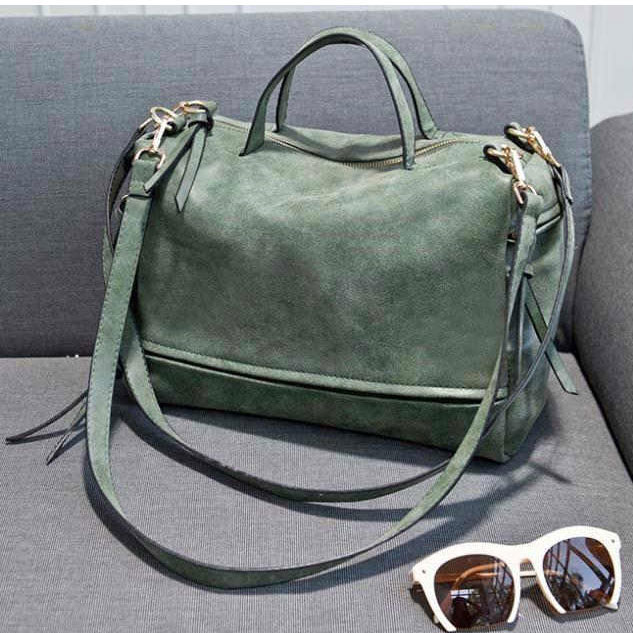  Tas  Selempang Kulit Shoulder Bag Wanita  Army  Green 