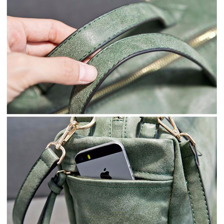  Tas  Selempang Kulit Shoulder Bag Wanita  Army  Green 