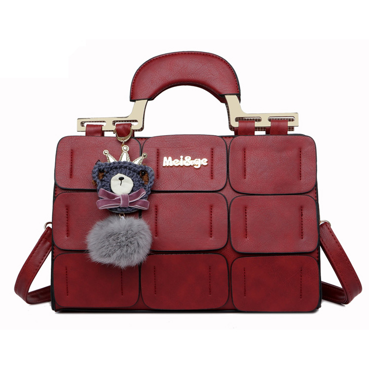 Mei ge Tas  Selempang  Handbag Wanita  Casual  Red 