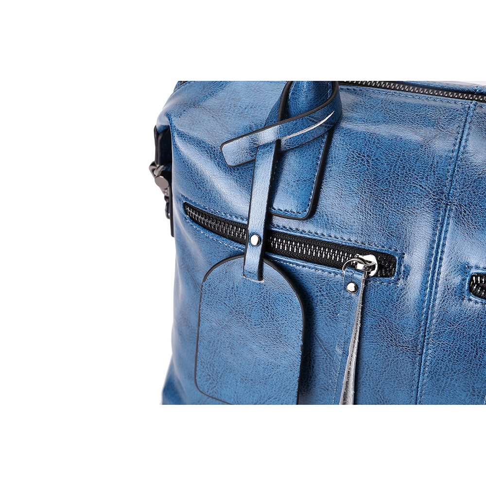  Tas  Selempang  Kulit Wanita Quality Leather Blue 