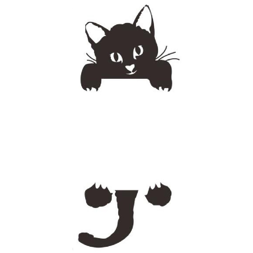 Sticker Wallpaper Funny Cat JakartaNotebook com