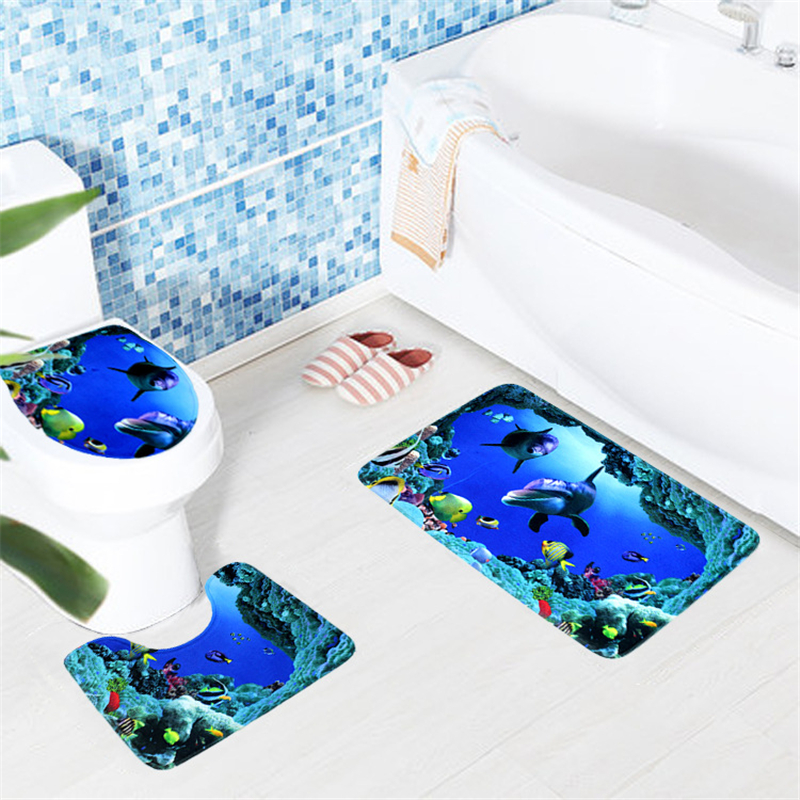 Karpet Keset Dekorasi 3D - Blue - JakartaNotebook.com