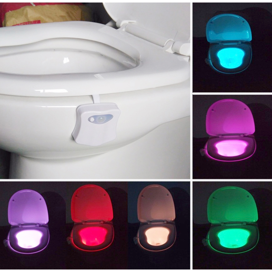 Coversage Lampu Toilet Sensor 8 Warna White 