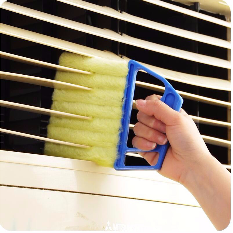 Sikat Brush  Microfiber Pembersih Ventilasi Kaca  Yellow 