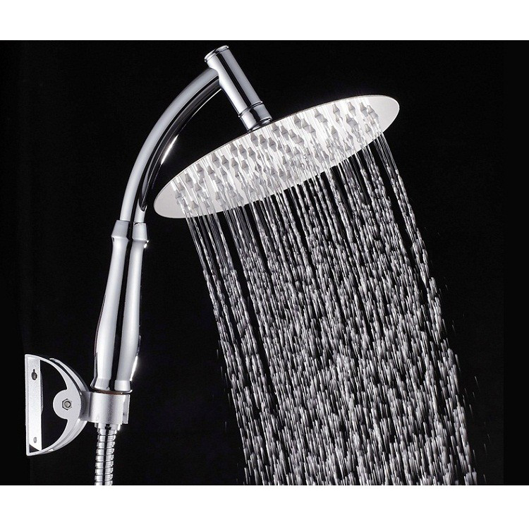 Kepala Shower Mandi  Rainfall Stainless Steel Round Shower  