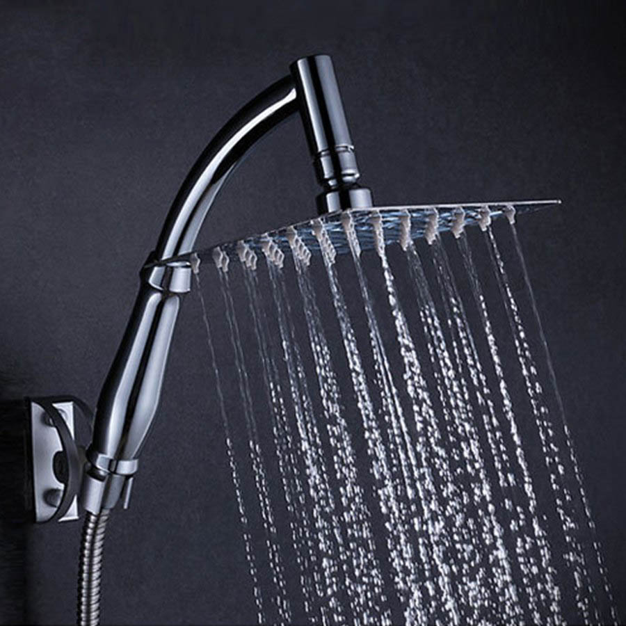 Kepala Shower  Mandi Rainfall Stainless  Steel  Square Shower  