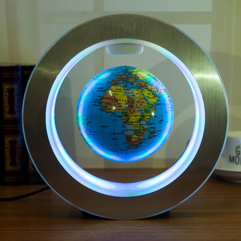 Lampu Meja Magnetic Floating Globe Anti Gravity 