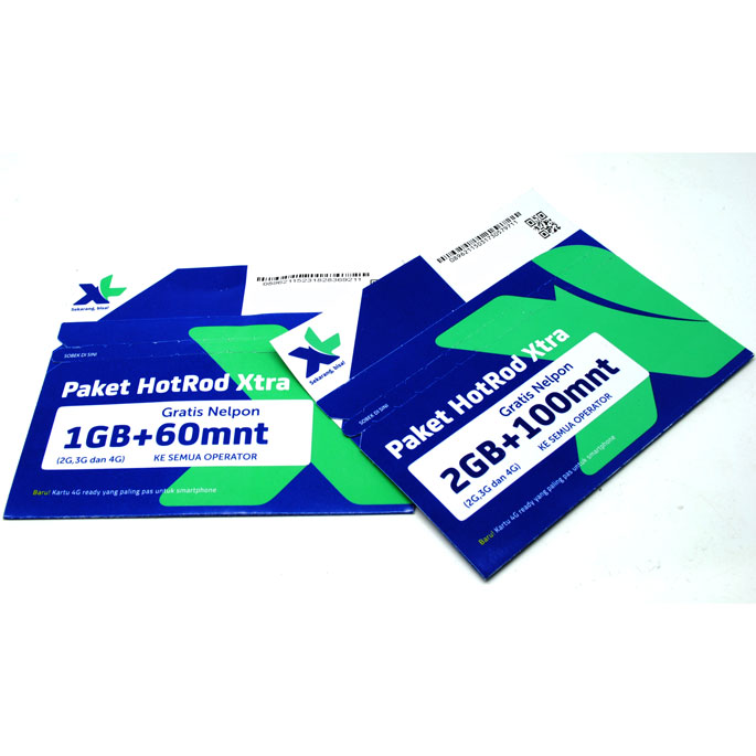 Kartu Perdana XL HOTROD XTRA Kuota 5GB + 175 Menit (All Operator