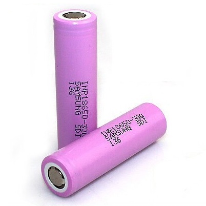 Samsung INR 18650-30Q Li-ion Battery 3000mAh 3.7V with Flat Top - Pink ...