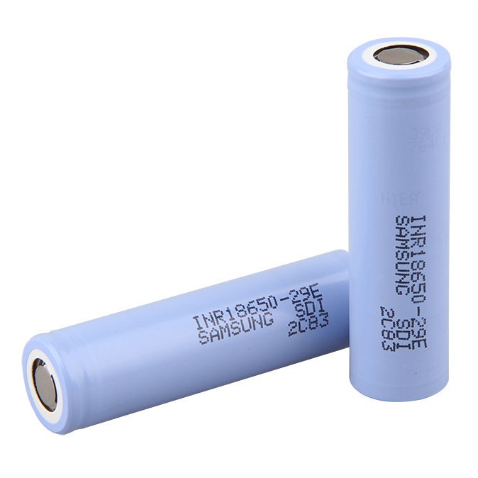 Samsung INR 18650 Li-Mn Battery 2900mAh 3.7V 30A with Flat