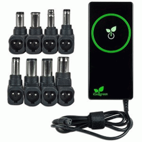 iGo Green 90W Universal Laptop Charger with USB Charging Port - Black