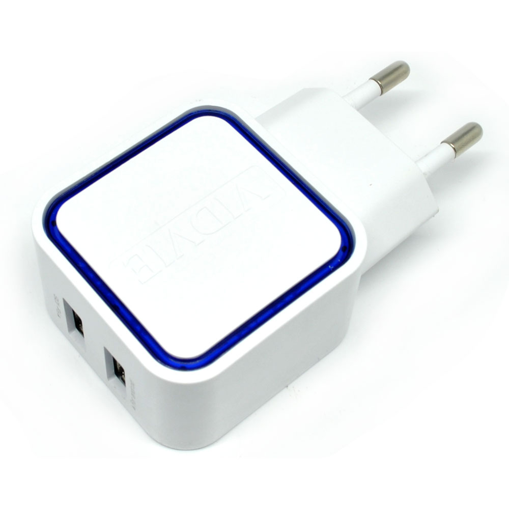 Vidvie Dual USB Charger 2.1A with Lightning Cable - PLE 