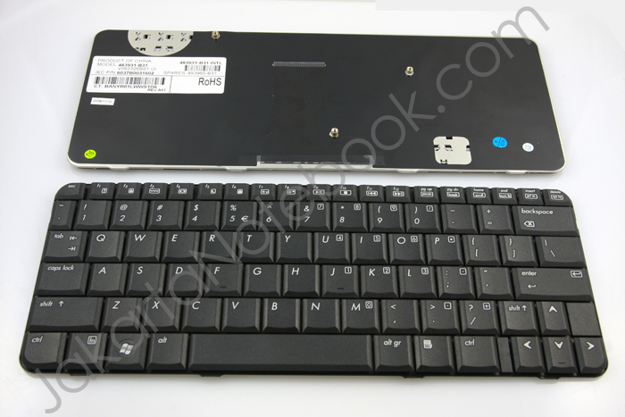 Keyboard HP Compaq Presario CQ20 - Black - JakartaNotebook.com