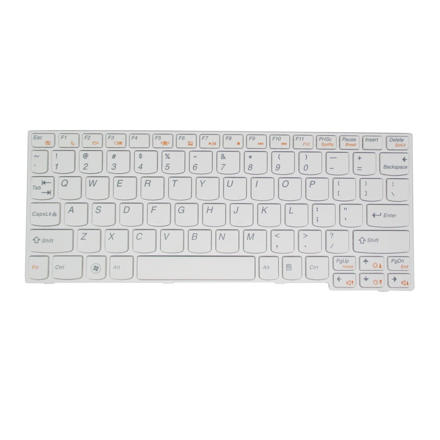 Keyboard Lenovo Ideapad S10-3 - White - JakartaNotebook.com