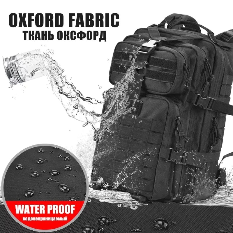 AOKALI Tas Ransel Backpack Military Tactical Waterproof 50L - B22