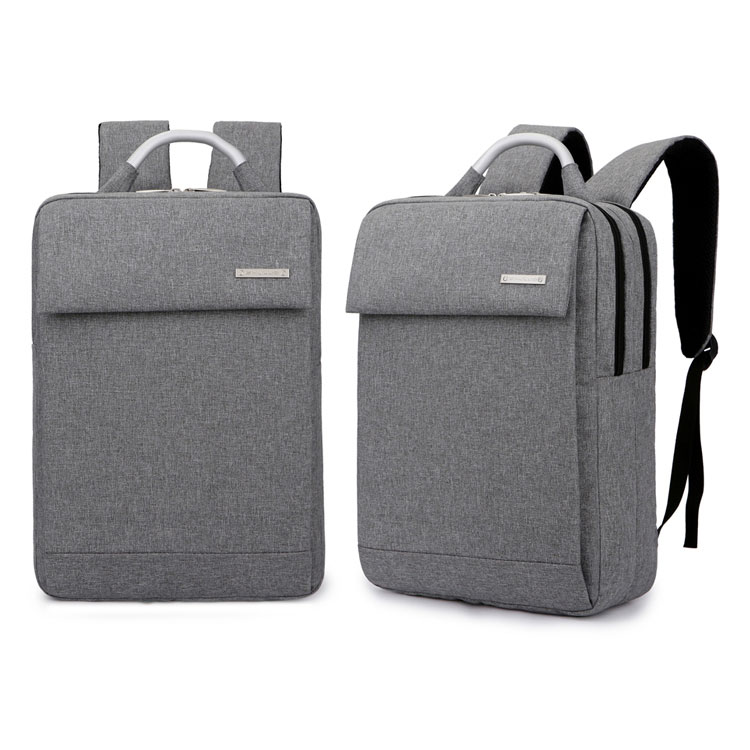  Tas  Ransel Laptop  Business Style Fit To 15 Inch Gray 