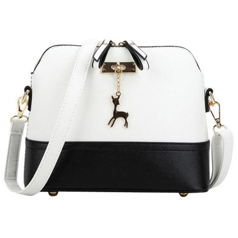  Tas  Selempang  Wanita Model  Deer Black White 