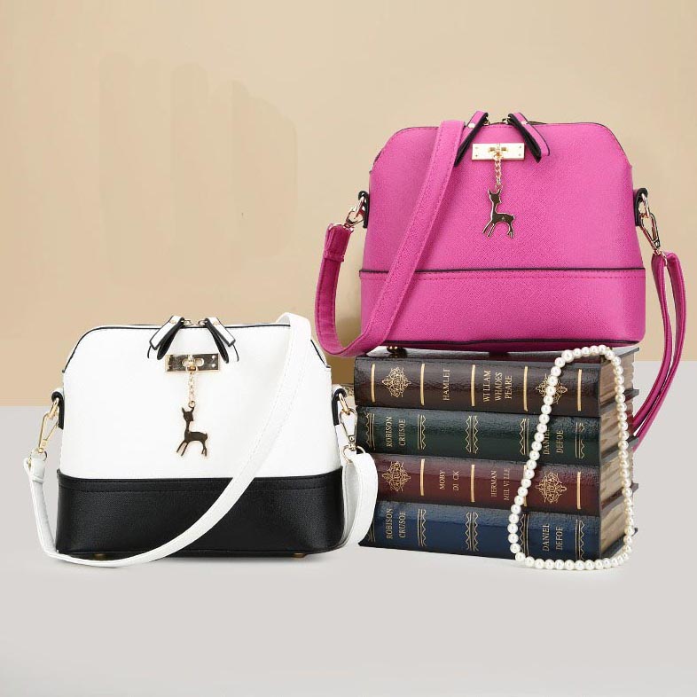 Tas Selempang Wanita Model Deer Black White 