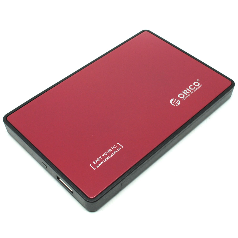 Orico 1-bay 2.5 Hdd Enclosure Sata 2 Usb 3.0 With Hdd 500gb - Red 