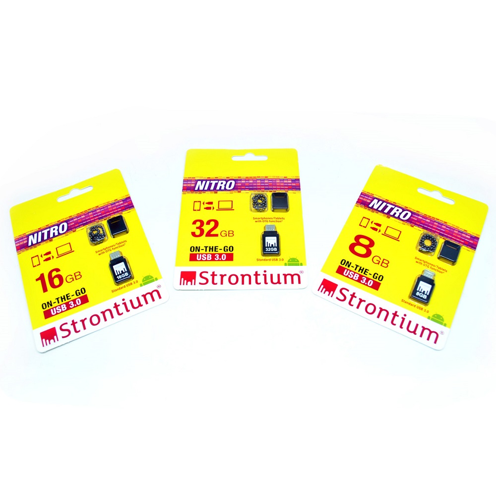 Strontium Nitro OTG USB Flash Drive 16GB - SR16GBBOTG2Z 