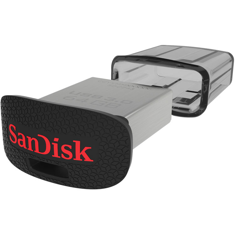 SanDisk Ultra Fit USB 3.0 Flash Drive 128GB - SDCZ43-128G