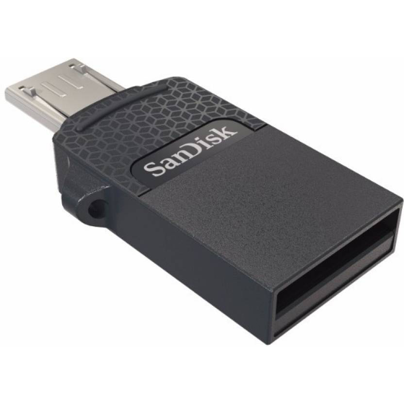 Sandisk Dual Drive OTG Flashdisk 32GB - SDDD1-032G - Black