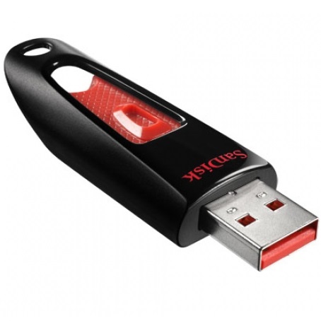 Sandisk Ultra USB Flash Drive SDCZ45-016G - 16GB - Black