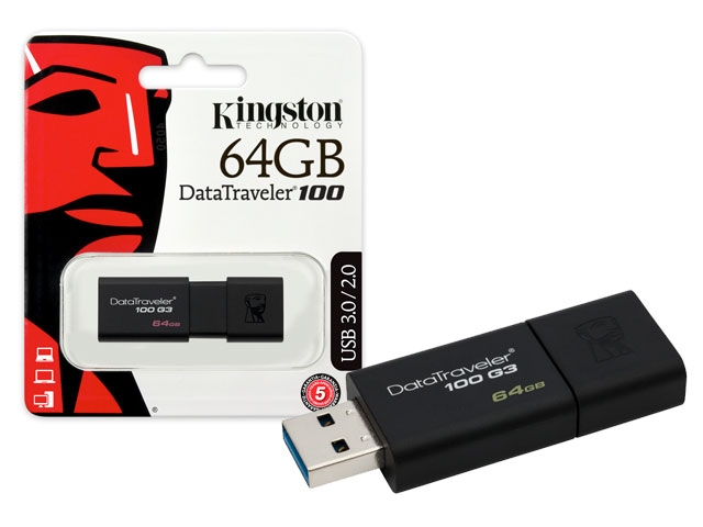 Kingston DataTraveler 100 Generation 3 (DT100G3/64GB