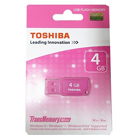 Toshiba TransMemory Mini USB 2.0 Flash Drive 4GB - UMKW 