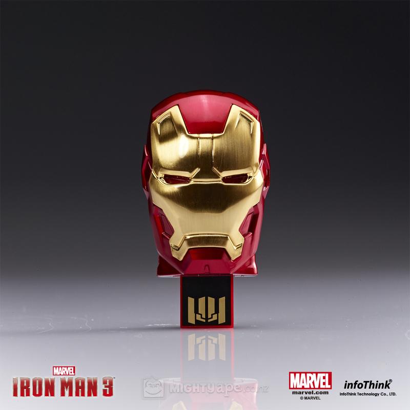 Iron Man Head USB 2.0 Flashdisk - 16GB - Red 