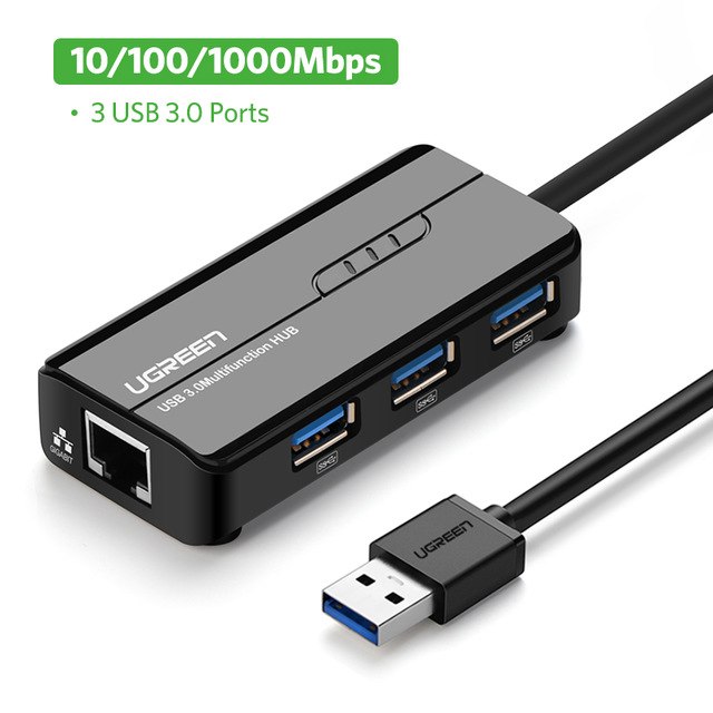 usb hub with ethernet port