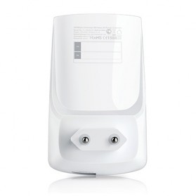 TP-LINK N300 Universal Wi-Fi Wall Plug Range Extender with Ethernet Port - TL-WA850RE - White - 5