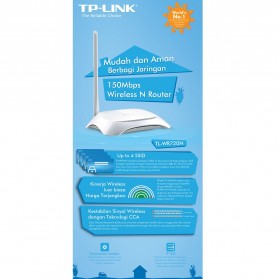 TP-Link Wireless N Router 150Mbps - TL-WR720N - White - 4