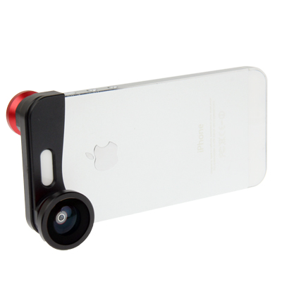 Lesung Lensa Fisheye 3 in 1 Quick Change Camera for iPhone 