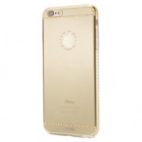 Remax Bright Series TPU Case for iPhone 6/6s Plus - Golden 