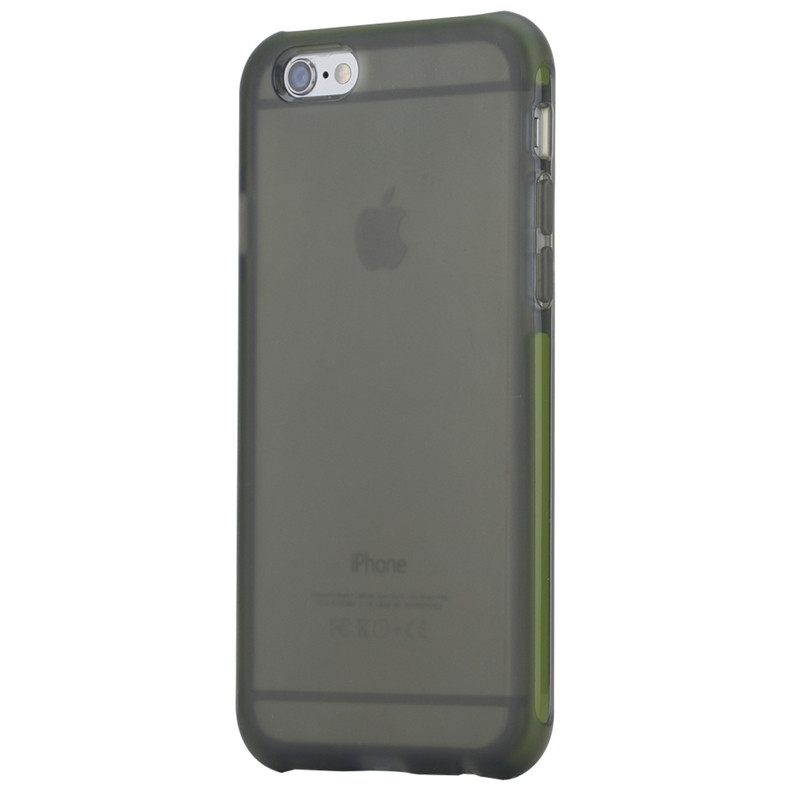 iphone jakarta plus 6 case 4 iPhone   Black/Green Case Series Plus   Rock Silicon for Guard TPU 6