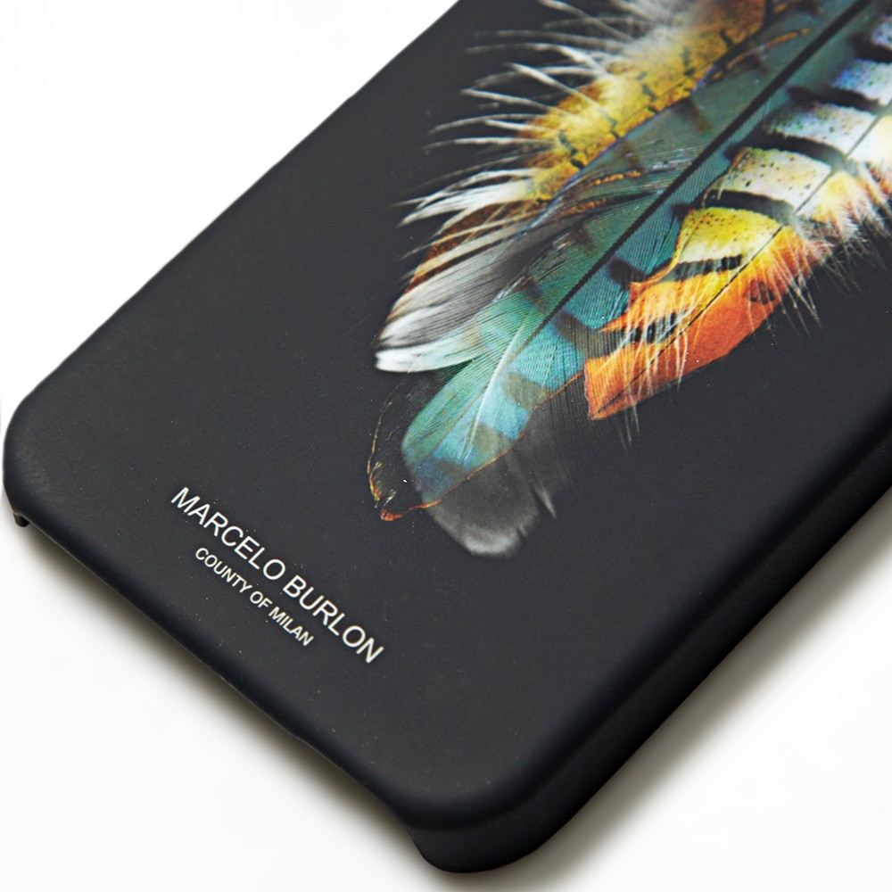Marcelo Burlon Wing Feather TPU Case for iPhone 6 - Black 