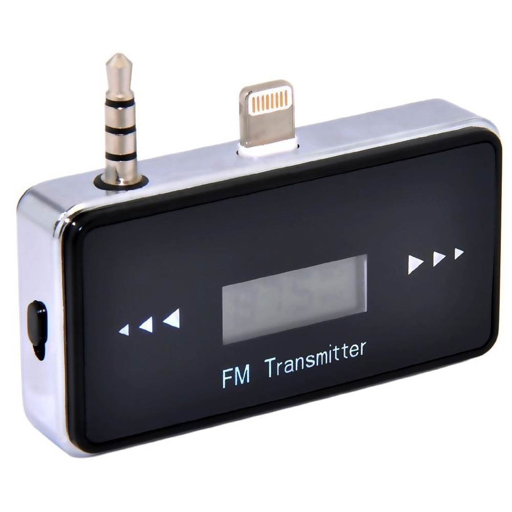 FM Transmitter 3 5mm Jack Plug Handsfree for iPhone 5 5s 