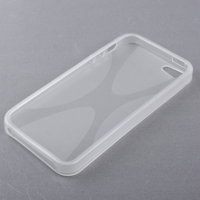 X-Shaped TPU Case for iPhone 5/5s/SE - Transparent 