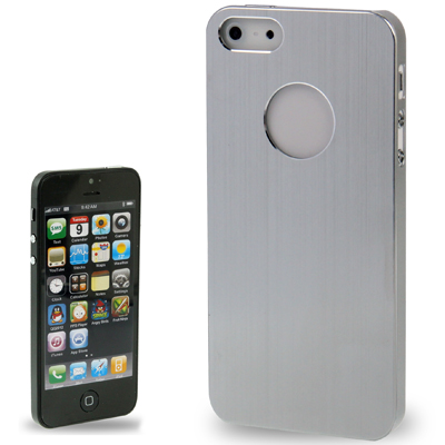 Brushed Metal Aluminum Chrome Hard Plastic Protective Case 