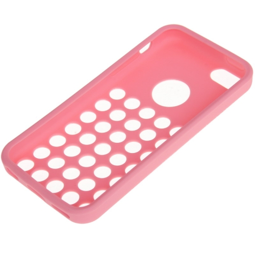 Hollow Dot TPU Case for iPhone 5C - Pink - JakartaNotebook.com