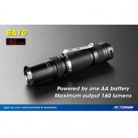 JETBeam BA10 Senter LED CREE XP-G R5 160 Lumens - Black - 1